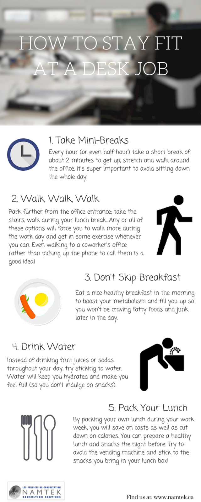 How To Stay Fit At A Desk Job
