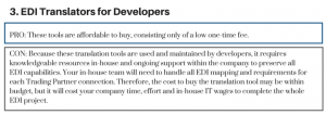 EDI Translators for Developers