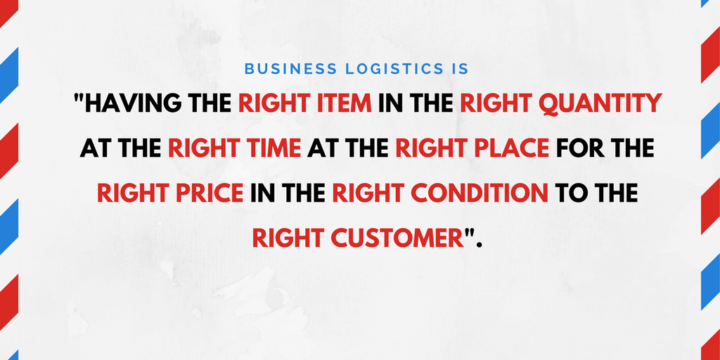 Definition of business logistics