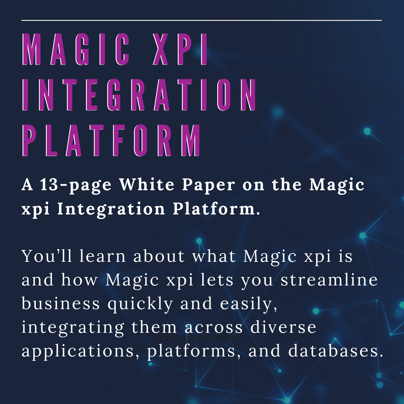 Magic xpi Integration SOA platform White paper