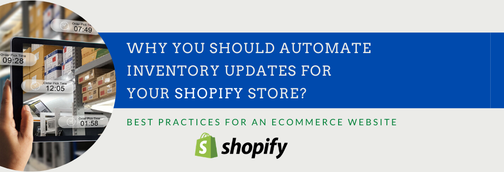 Shopify inventory update management