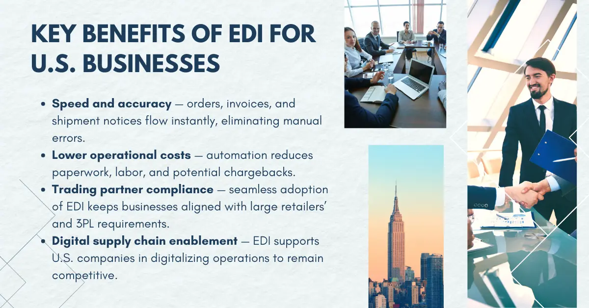 Benefits for EDI 