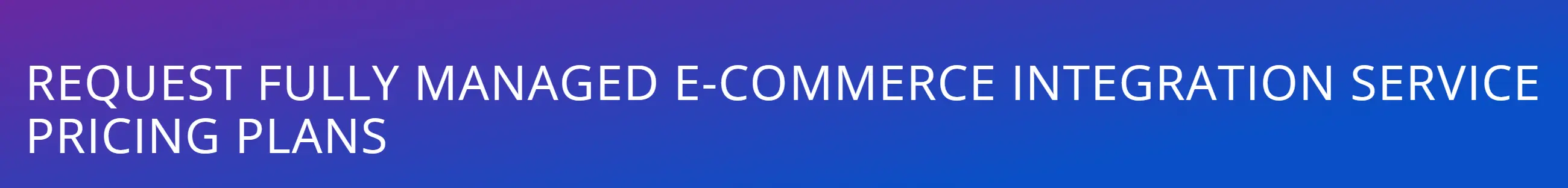 E-commerce Integration Price